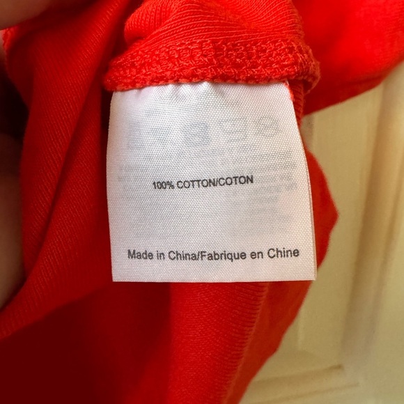 Tory Burch women’s Polo sleeve coral orange Cotton small - Picture 7 of 10
